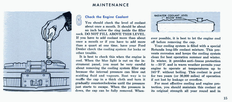 1965 Ford Owners Manual Page 51